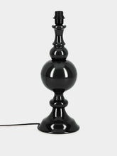 House of Capricorn Sado Black Wood Lamp Base