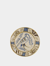 House of Capricorn Hand-Painted Lusitano Bird Stoneware Dessert Plate