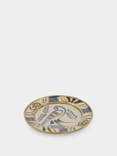 House of Capricorn Hand-Painted Lusitano Bird Stoneware Dessert Plate