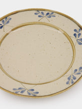 House of Capricorn Hand-Painted Lusitano Leaf Stoneware Dinner Plate