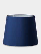 House of Capricorn Luso Blue Silk Large Lampshade