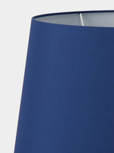 House of Capricorn Luso Blue Silk Large Lampshade