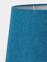 House of Capricorn Luso Blue Linen Large Lampshade