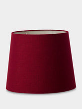 House of Capricorn Luso Bordeaux Linen Large Lampshade