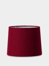 House of Capricorn Luso Bordeaux Linen Small Lampshade