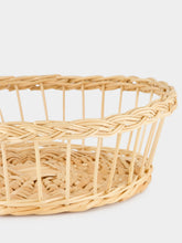 House of Capricorn Handmade Vitória Natural Wicker Large Bread Basket
