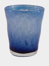 House of Capricorn Handblown Avis Blue Glass Tumbler