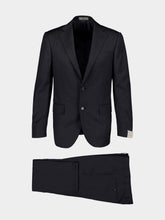 Corneliani Charcoal Wool Suit