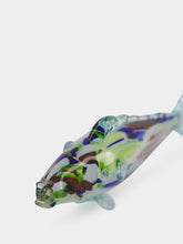 All Origine Striped Clear Multicoloured Glass Fish
