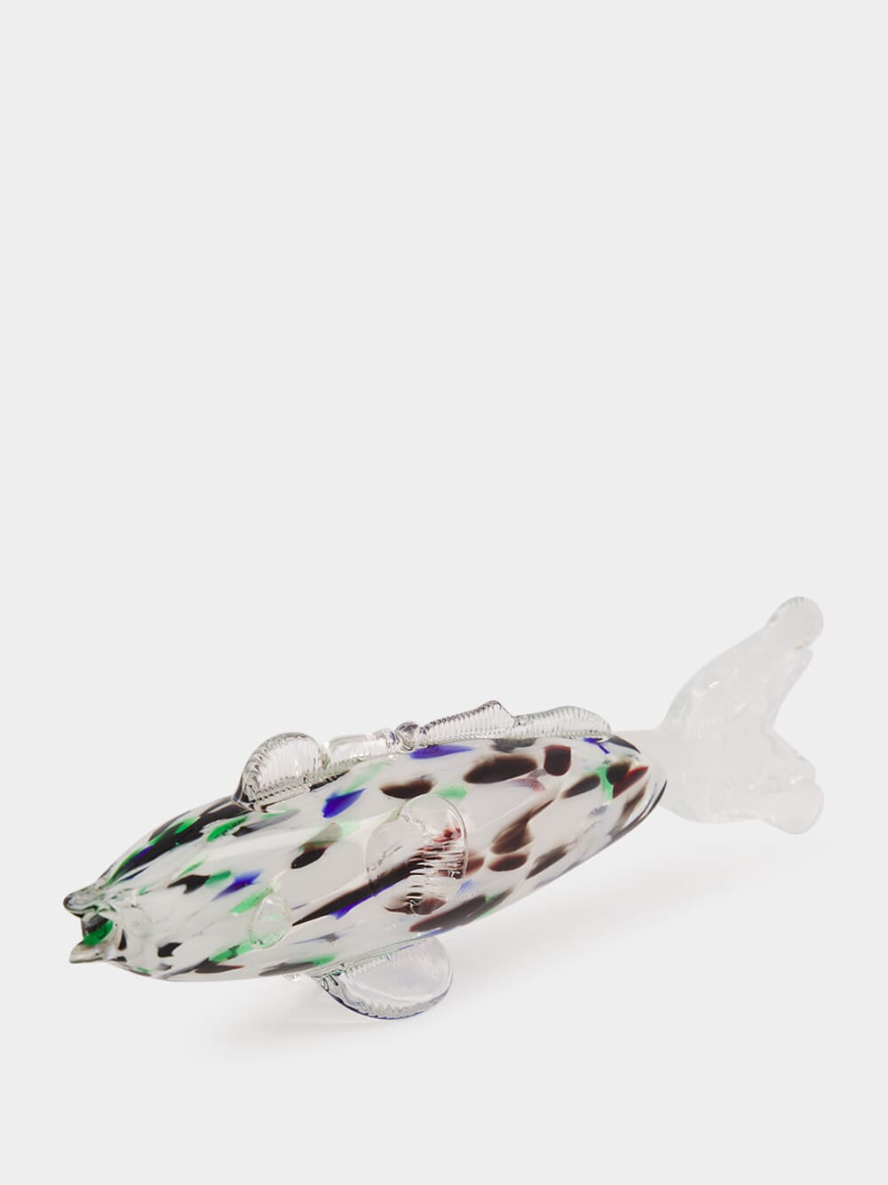 Clear Multicoloured Glass Fish