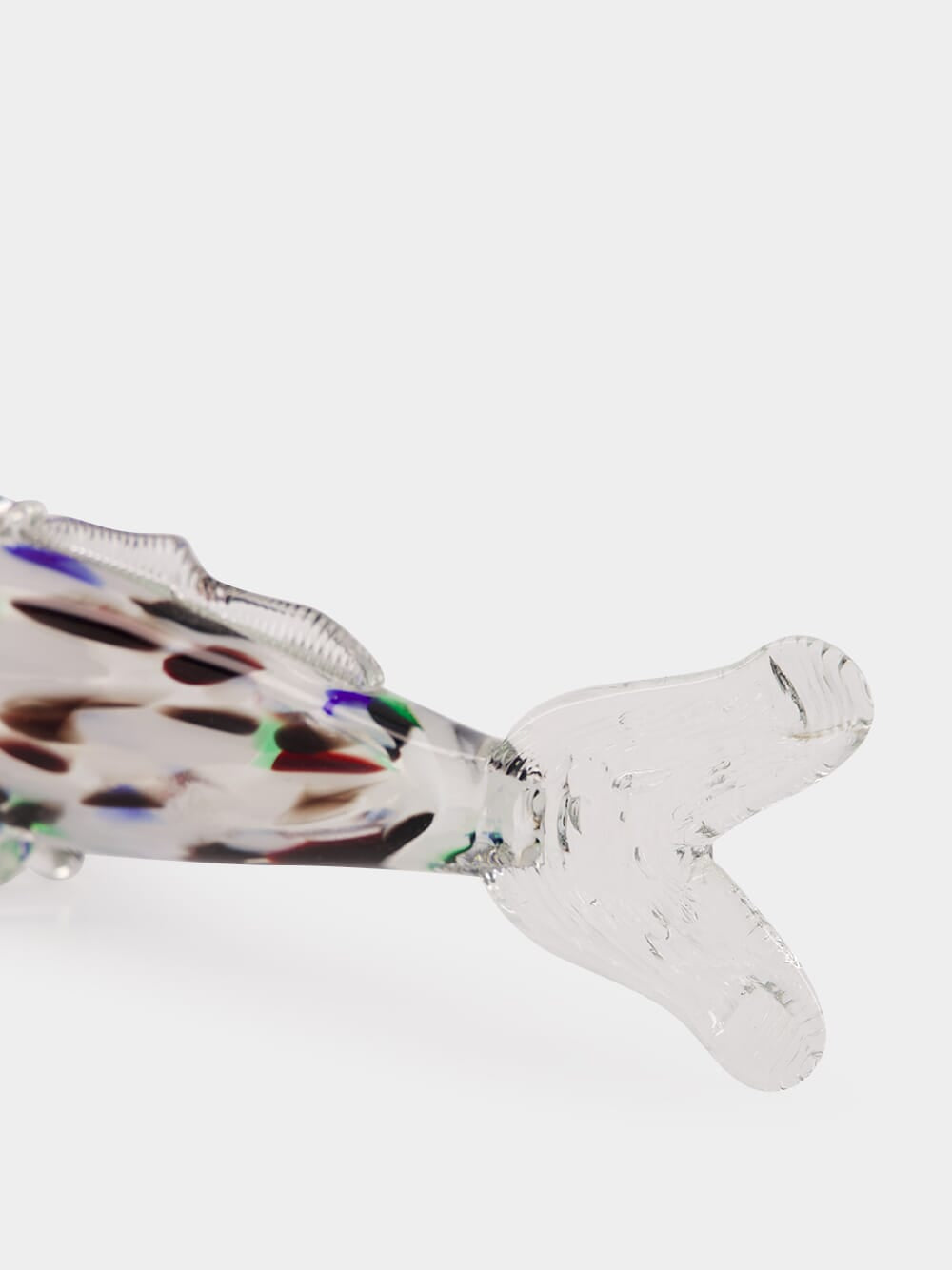 Clear Multicoloured Glass Fish