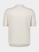 Boglioli White Linen-Cotton Regular Fit Polo