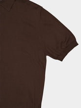 Boglioli Brown Cotton Short-Sleeve Polo