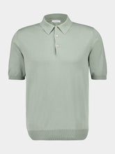Sage Green Regular-Fit Cotton Polo