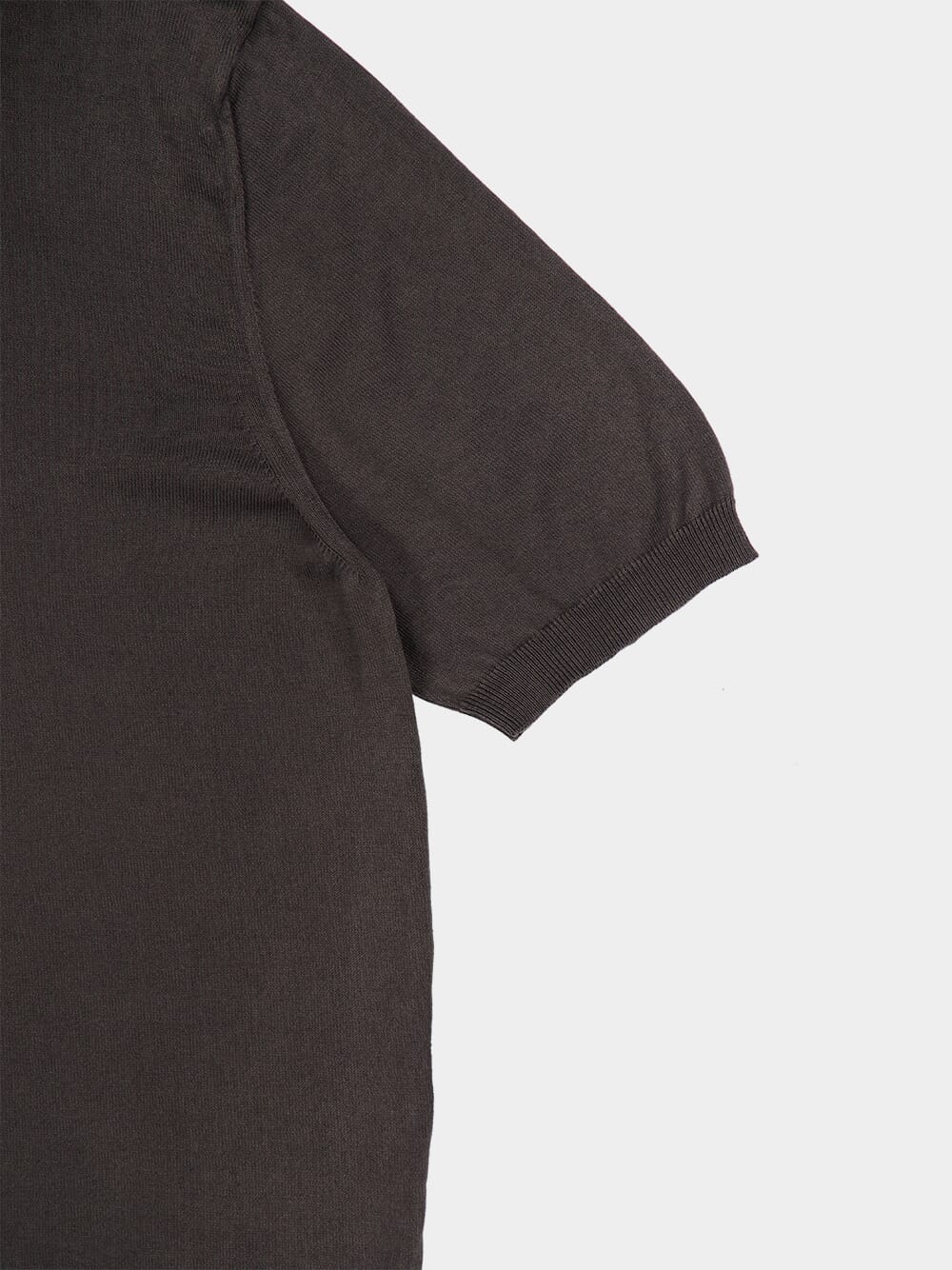 Dark Grey Regular Fit Cotton Polo