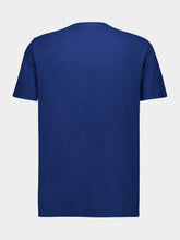 Boglioli Blue Cotton Linen Crew Neck T-Shirt