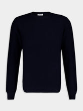 Boglioli Navy Blue Wool Sweater