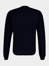 Boglioli Navy Blue Wool Sweater