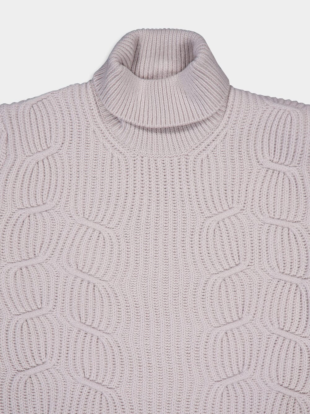 Textured Wool Turtleneck