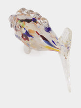 All Origine Amber and Blue Glass Fish Sculpture