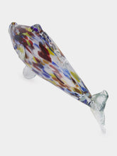 All Origine Red and Yellow Glass Fish Sculpture