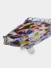 All Origine Red and Yellow Glass Fish Sculpture