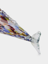 All Origine Red and Yellow Glass Fish Sculpture