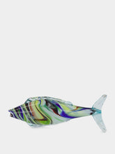 All Origine Green and Purple Glass Fish Sculpture