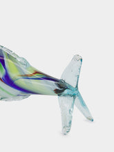 All Origine Green and Purple Glass Fish Sculpture