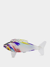 All Origine White and Multicolour Glass Fish Sculpture