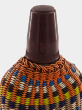 All Origine Earth Toned Woven Glass Flask