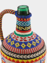 All Origine Patterned Woven Glass Flask with Handle