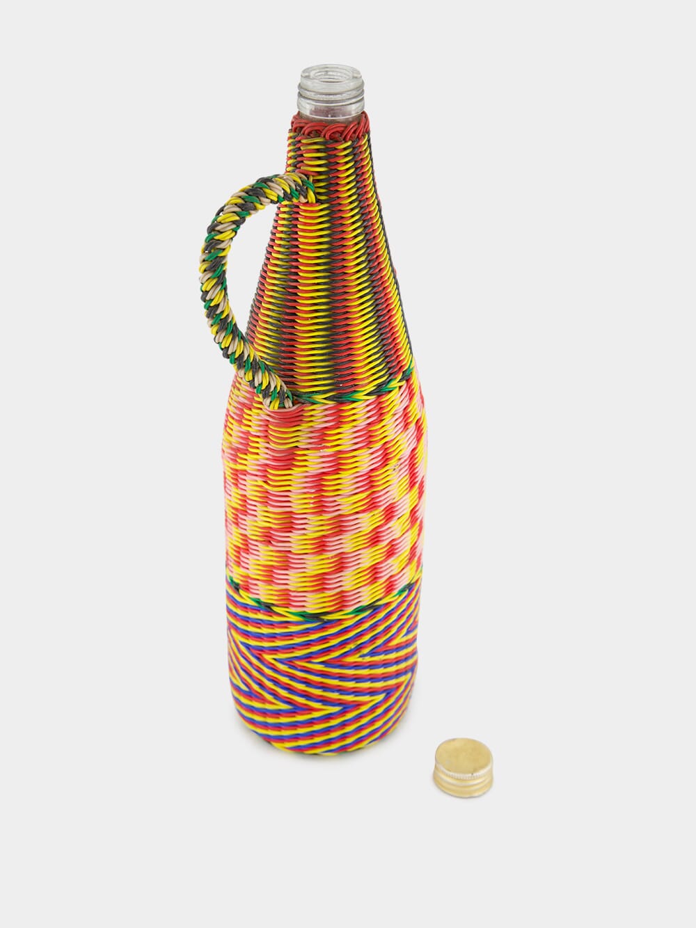 Woven Glass Flask 33cm