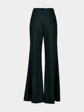 Zimmermann Bottle Green Valiant Wool Flare Pants