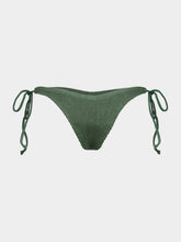Bond-Eye Khaki Crinkle Serenity Tie-Side Bikini Brief