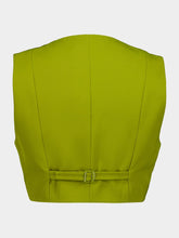 Zimmermann Pistachio Luna Wool Waistcoat