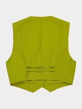 Zimmermann Pistachio Luna Wool Waistcoat