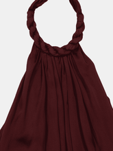 Zimmermann Wine Luna Billow Halter Top