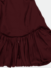 Zimmermann Wine Luna Billow Halter Top