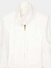 Zimmermann White Luna Twill Jumpsuit