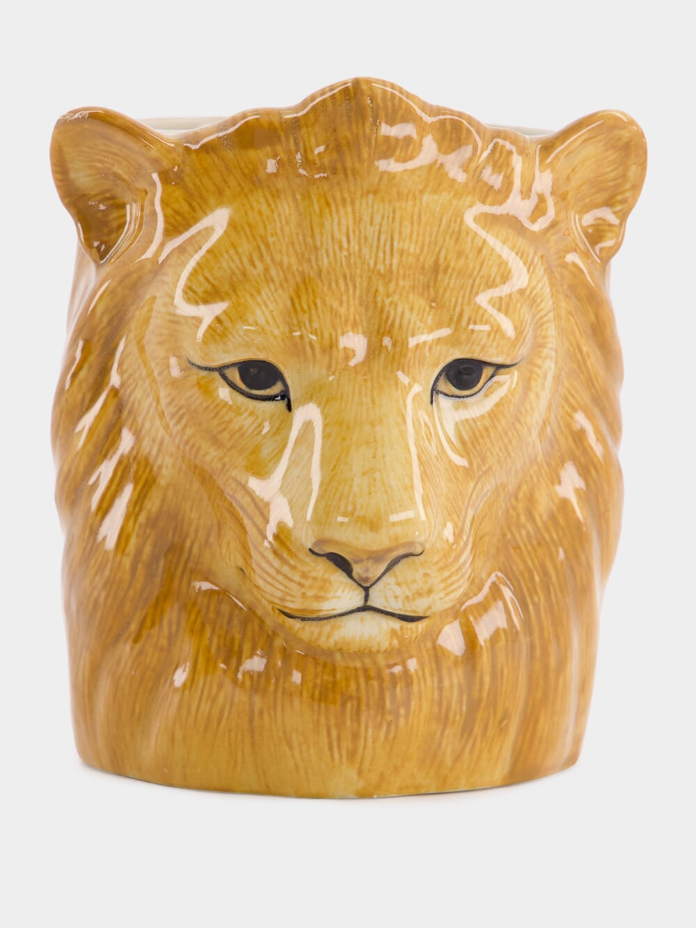 Lion pencil pot