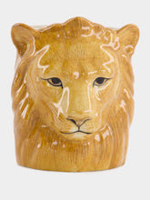 Quail Ceramics Lion pencil pot