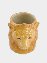 Quail Ceramics Lion pencil pot