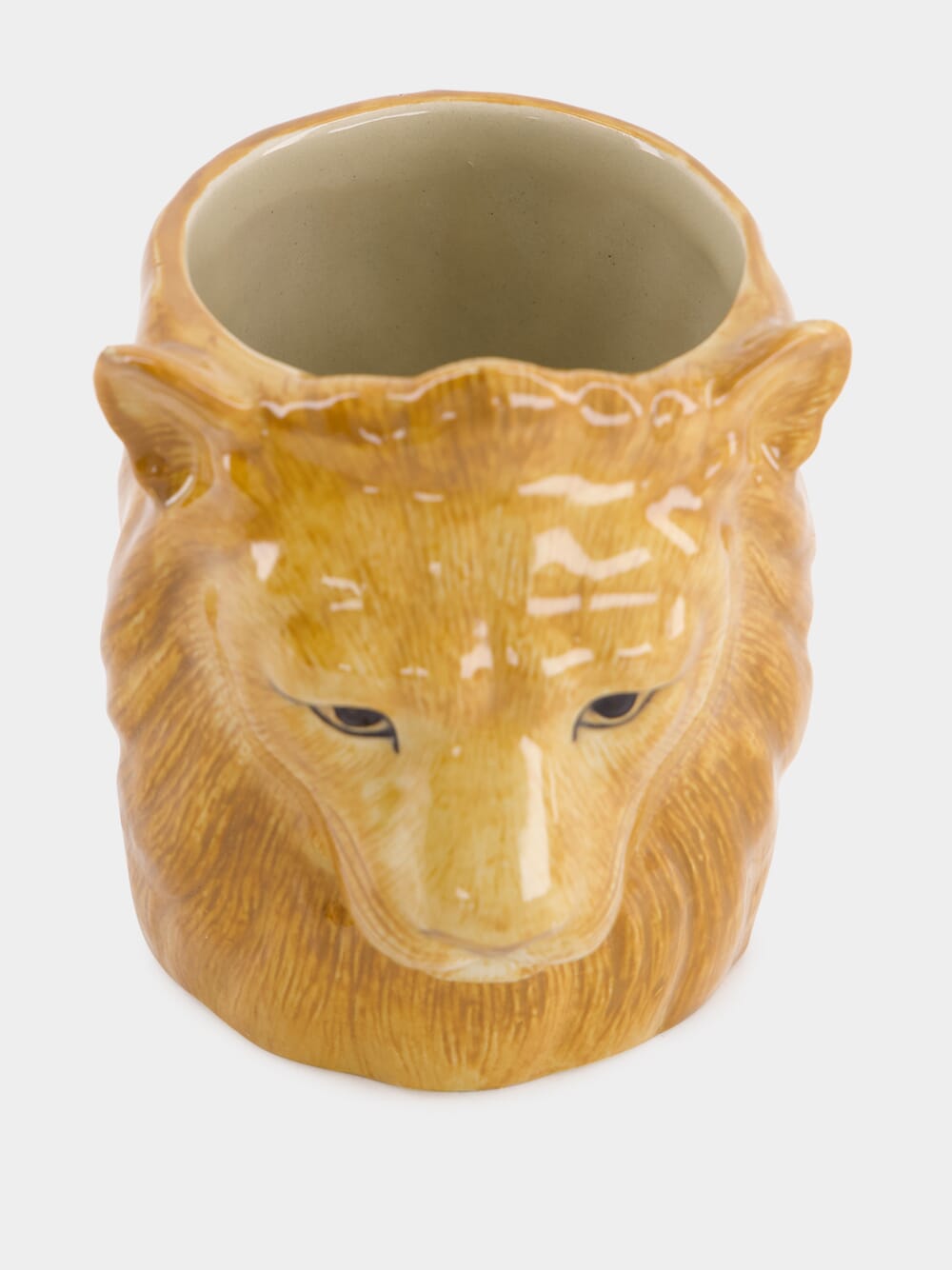 Lion pencil pot