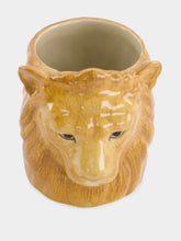 Quail Ceramics Lion pencil pot