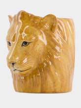 Quail Ceramics Lion pencil pot