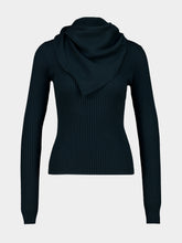 Zimmermann Bottle Green Valiant Merino Scarf Top