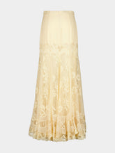 Zimmermann Sand Valiant Panelled Lace Maxi Skirt