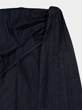 Zimmermann Night Sky Draped Flared Denim Trousers