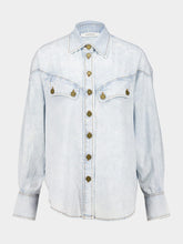 Zimmermann Blue Smoke Denim Shirt